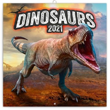 Kalend 2021 poznmkov: Dinosaui, 30  30 cm - Presco