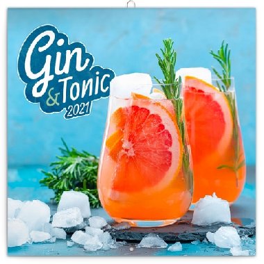 Kalend 2021 poznmkov: Gin & Tonik, 30  30 cm - neuveden
