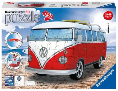 Puzzle 3D VW Autobus/162 dílků - neuveden