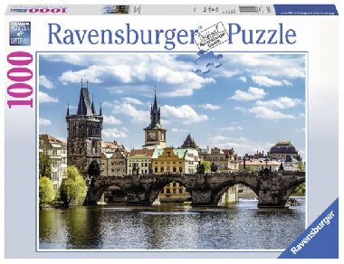 Puzzle Praha: Pohled na Karlv most/1000 dlk - neuveden