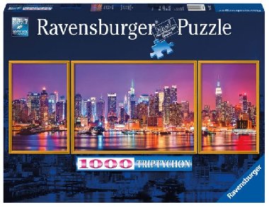 Puzzle New York/1000 dílků Panorama - neuveden