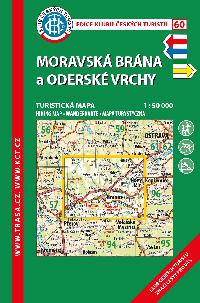 Moravská brána a Oderské vrchy - mapa KČT 1:50 000 číslo 60 - 6. vydání 2018 - Klub Českých Turistů