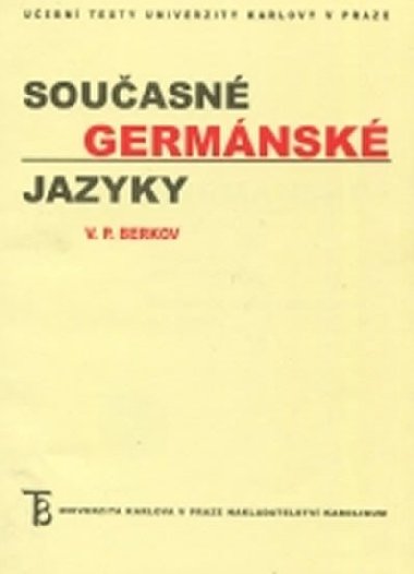 Souasn germnsk jazyky - Berkov V. P.
