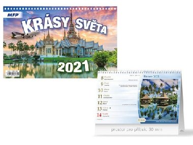 Krsy svta - stoln kalend 2021 - MFP paper