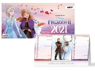 DISNEY Frozen (trnctidenn) - stoln kalend 2021 - MFP paper