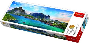 Panoramatické puzzle Lofoty, Norsko/500 dílků - neuveden