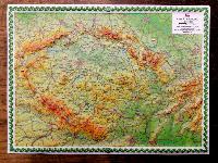 esk republika relifn mapa 1:2 000 000 - Kartografie HP