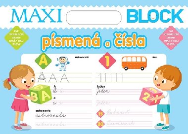Maxi block písmená a čísla