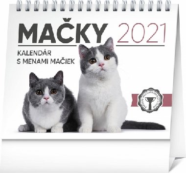 Stolov kalendr Maky - s menami maiek 2021 - 