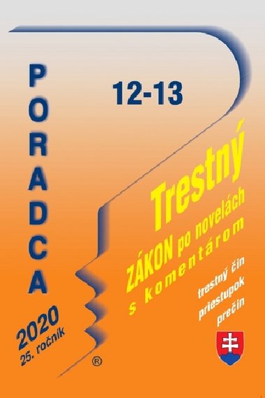 Poradca 12-13/2020 - Trestn zkon s komentrom - Zuzana aninov