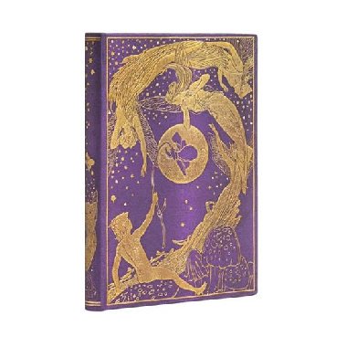Zpisnk Paperblanks - Langs Fairy Books Violet Fairy, Mini / linkovan - neuveden