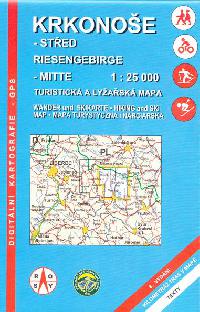 Krkonoe sted mapa 1:25 000 (8. vydn 2016) - Rosy