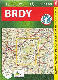 Brdy - mapa KT 1:40 000 slo 402 - 1. vydn 2020 - Klub eskch Turist