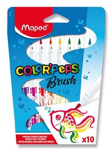 Maped - Fixy Color´Peps Brush 10 barev - neuveden