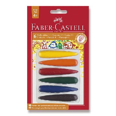 Faber - Castell Plastové pastelky do dlaně 6 ks - neuveden