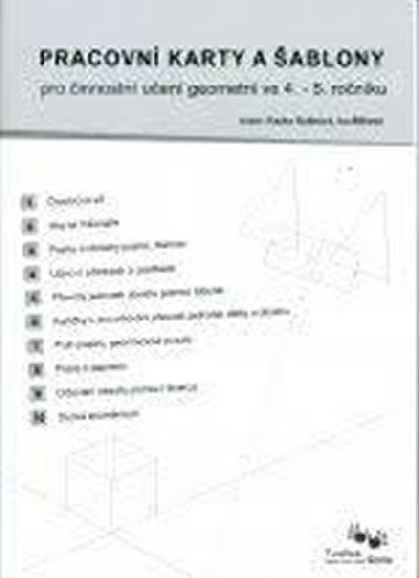 Pracovn karty a ablony pro innostn uen geometrii v 1. - 3. ronku - Dranarov Lucie