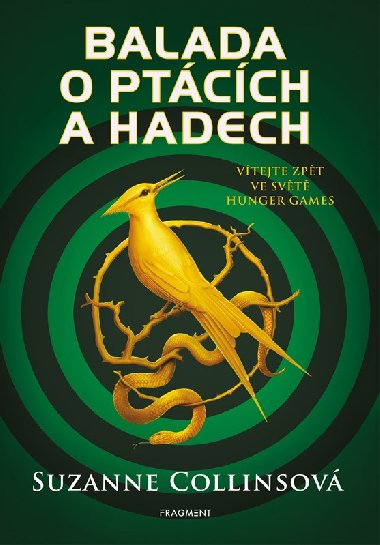 Balada o ptácích a hadech - Vítejte ve světě Hunger Games - Suzanne Collinsová