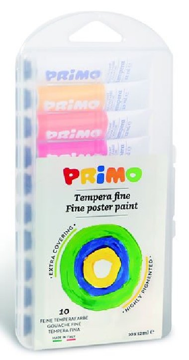 PRIMO Temperové barvy 10 x 12 ml - neuveden
