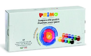PRIMO Temperové barvy 12 x 25 ml - neuveden