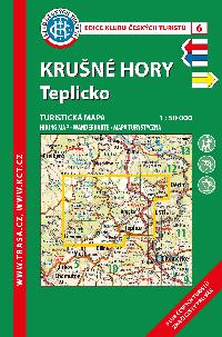 Krušné hory Teplicko - mapa KČT 1:50 000 číslo 6 - 6. vydání 2019 - Klub Českých Turistů