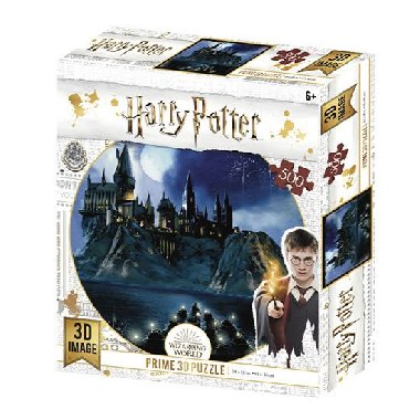Harry Potter 3D puzzle - Bradavice v noci 500 dílků - neuveden