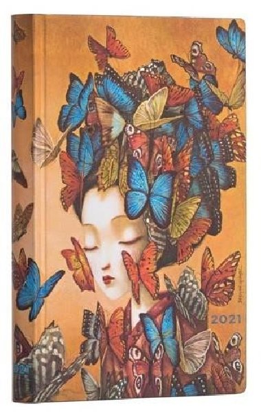 Paperblanks Di 2021 - Madame Butterfly mini tdenn - Paperblanks