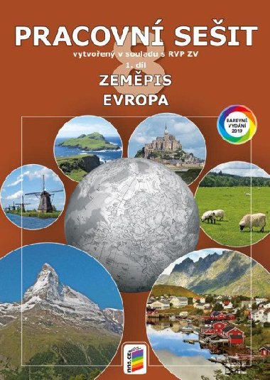 Zempis 8, 1. dl - Evropa - barevn pracovn seit - neuveden