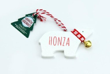 Vánoční dekorace lední medvěd HONZA - Happy Spirit