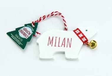 Vnon dekorace ledn medvd MILAN - Happy Spirit