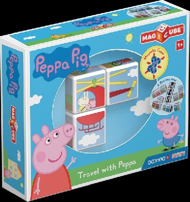 Stavebnice Peppa Pig Magicube Travel with Peppa