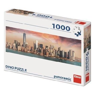 Puzzle 1000 Manhattan za soumraku Panoramic