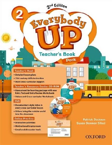 Everybody Up 2 Teachers Book Pack with DVD, Online Practice and Teachers Resource Center CD-ROM,2nd - Jackson Patrick