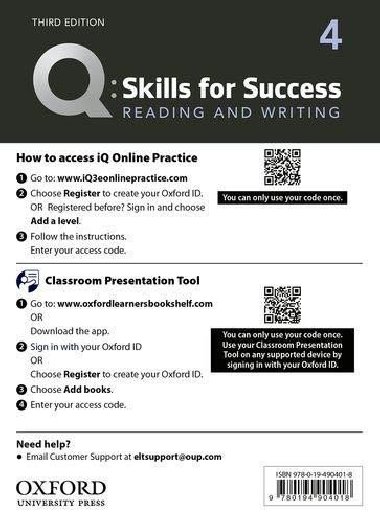 Q Skills for Success 4 Reading & Writing Teachers Access Card, 3rd - Daise Debra