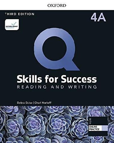 Q Skills for Success 4 Reading & Writing Students Book A with iQ Online Practice, 3rd - Daise Debra
