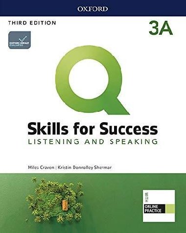 Q Skills for Success 3 Listening & Speaking Students Book A with iQ Online Practice, 3rd - Craven Miles