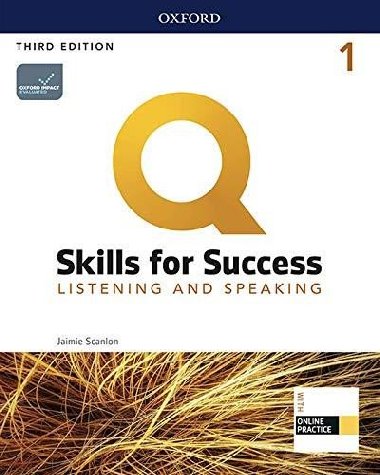 Q Skills for Success 1 Listening & Speaking Students Book with iQ Online Practice, 3rd - Scanlon Jaimie