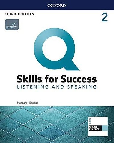 Q Skills for Success 2 Listening & Speaking Students Book with iQ Online Practice, 3rd - Brooks Margaret