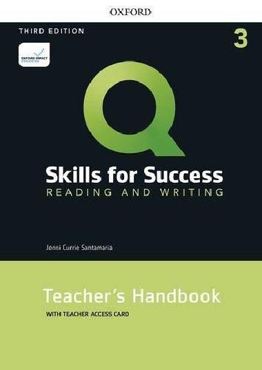 Q Skills for Success 3 Reading & Writing Teachers Handbook with Teachers Access Card, 3rd - Currie Santamaria Jenny