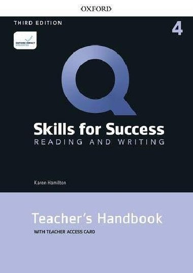 Q Skills for Success 4 Reading & Writing Teachers Handbook with Teachers Access Card, 3rd - Hamilton Karen