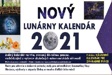 Nov lunrny kalendr 2021 - Vladimr Jakubec