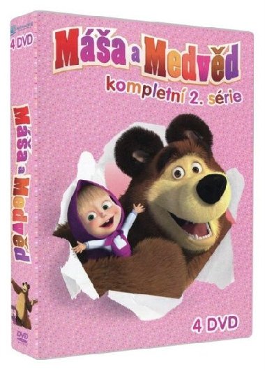 Máša a medvěd 5-8, kolekce 4 DVD - neuveden