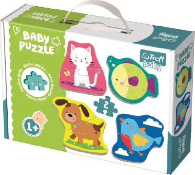 Baby Puzzle: Zvířata 4x2 dílky - neuveden