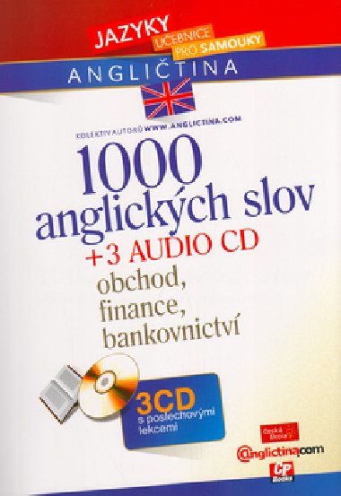 1000 ANGLICKCH SLOV + 3 CD - Kolektiv autor