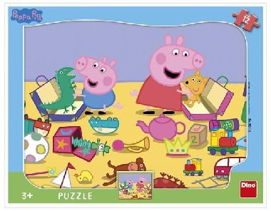 Puzzle 12 Peppa Pig si hraje