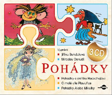 Jiina Bohdalov, Miroslav Donutil: Pohdky 3 CD - Jiina Bohdalov; Miroslav Donutil; Emil aloun; Alois Mikulka