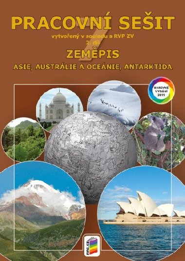 Zempis 7, 2. dl - Asie, Austrlie a Ocenie, Antarktida (barevn pracovn seit) - neuveden