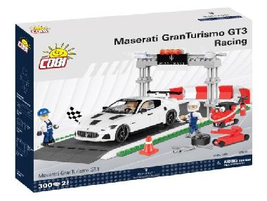 Stavebnice COBI - MASERATI GRAN TURISMO GT3 Racing set. 300 kostek, 2 figurky - neuveden