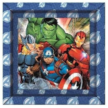 Clementoni Puzzle Avengers v rámečku 60 dílků - neuveden