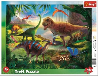 Puzzle: Dinosauři 25 dílků - neuveden