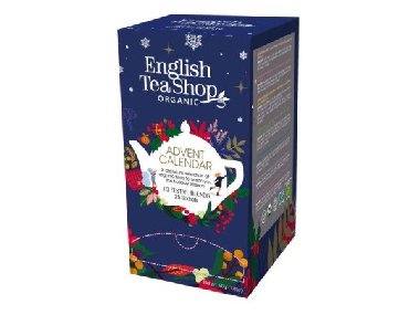 English Tea Shop Adventní kalendář bio čajů, modrý 50 g, 24 ks - neuveden